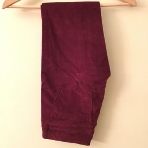 Corduroy skinny pants